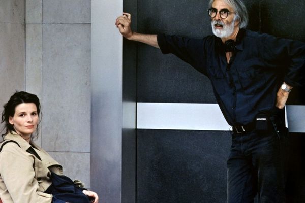 On the set: Михаэль Ханеке