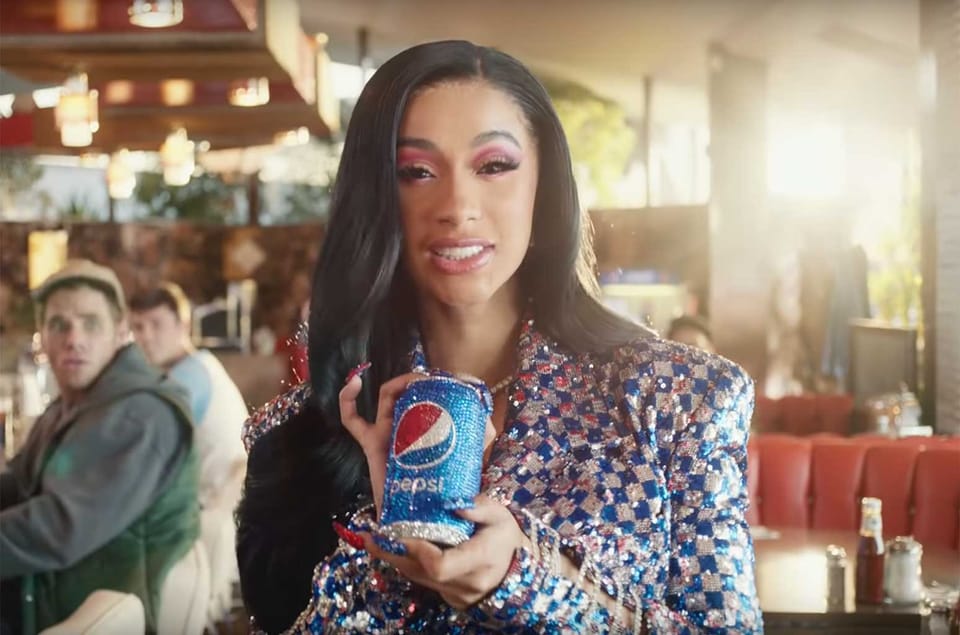 Стив Карелл, Карди Би и Лил Джон в рекламе Pepsi для Superbowl